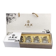 WULIANGYE 五粮液 熊猫酒 浓香型白酒 52度 50ml*5瓶 礼盒装