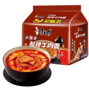 限地区：康师傅  经典老陈醋酸辣牛肉  111g*5包