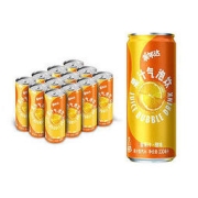 pepsi 百事 美年达 Mirinda 橙味 果汁气泡饮 碳酸饮料 可乐汽水 细长罐 整箱装 330ml*12罐 百事出品