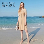 PLUS会员：秋水伊人 蕾丝连衣裙