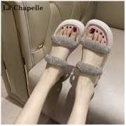 La Chapelle 拉夏贝尔 女士一字拖凉鞋 D02222Z2-2055