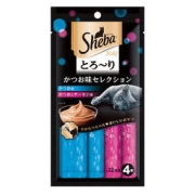 Sheba 希宝 原装进口猫条成猫猫粮猫零食鲣鱼12g*4条软包猫罐头(新老包装交替发货）
