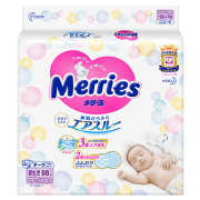 Merries 妙而舒 婴儿纸尿裤 NB98片 *3件