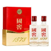 国窖1573 泸州老窖 国窖1573 浓香型白酒 52度50ml*2瓶 礼盒装(新老包装随机发货) 节日送礼