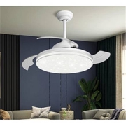 7日20点：NVC Lighting 雷士照明 变频隐形风扇灯 24w 三色调光 节能变频 6档
