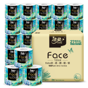 PLUS会员：C&S 洁柔 油画系列 有芯卷纸 4层200g27卷*3件