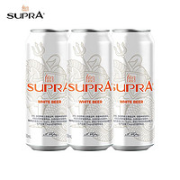 珠江啤酒 雪堡精酿白啤酒 500mL*3罐