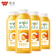 味全 每日C橙汁 300ml*4 100%果汁 冷藏果蔬汁饮料