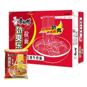 京东极速版:康师傅 劲爽拉面红烧牛面 24袋整箱装