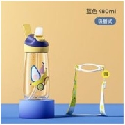 JORE BABU 小袋鼠巴布 儿童PPSU带吸管直饮杯480ml