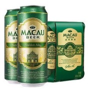 MACAU BEER 澳门啤酒 金啤金色艾尔 麒麟啤酒旗下 精酿小麦啤酒 500ml*4听