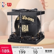Wilson威尔胜篮球NBA官方正品专业比赛礼物室内外防滑吸湿7号PU球