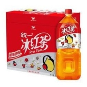 Uni-President 统一 冰红茶（柠檬味红茶饮料） 2L*6瓶 整箱装 新旧包装交替发货