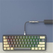 Cool Killer CK181-mini 键盘 61键 有线机械键盘 风华流沙 水晶红轴 RGB209元包邮