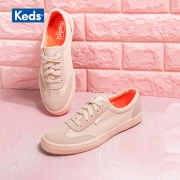 Keds旗舰店女鞋复古奶油粉低帮帆布鞋简约百搭板鞋ins潮鞋WF56774