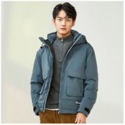 GIORDANO 佐丹奴 男士羽绒服外套 18071604