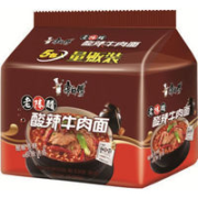 康师傅 老陈醋酸辣牛肉面 111g*5包