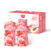 京喜：盼盼 水蜜桃果汁饮料 250ml*24盒 *3件