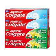 京喜APP：Colgate 高露洁 防蛀牙膏 140g*2支+草本牙膏 140g*2支