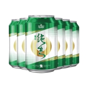 PEARL RIVER 珠江啤酒 9度 珠江纯生啤酒 330ml*6听