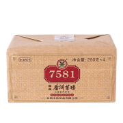 PLUS会员：中茶 云南普洱茶 7581熟砖茶 250g*3件