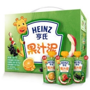 Heinz 亨氏 水果泥婴儿幼儿宝宝辅食营养苹果泥吸吸袋果汁泥120g *14