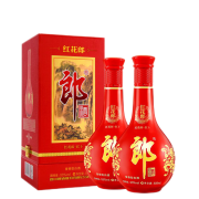 PLUS会员：LANGJIU 郎酒 红花郎10 第四代 53%vol 酱香型白酒 500ml*2瓶 双支装