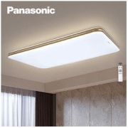 Panasonic 松下 HHLAZ6066 明畔系列 LED吸顶灯 银边木纹 100W