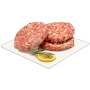 杜克牧场 国产安格斯牛肉饼400g/袋 100g*4片装*3件
