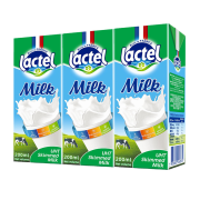 lactel兰特 进口 l脱脂纯牛奶（200ml*3）