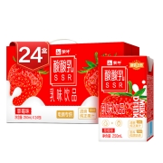 蒙牛  酸酸乳 草莓250ml×24礼盒装*5件