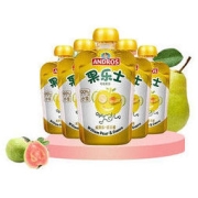 Fruit Me Up 果乐士 99.9%水果+0.1%vc威廉梨番石榴可吸果泥90g*5果汁泥水果泥不添加盐糖儿童零食