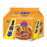 限湖北：康师傅 一倍半香辣牛肉 120g*5包