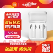小米（MI） 蓝牙耳机air2 SE半入耳通话降噪持久续航真无线运动蓝牙耳机小米苹果华为通用耳机 小米真无线蓝牙耳机Air2 SE 标配