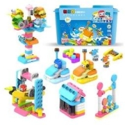 BLOKS 布鲁可积木 创造大师积木桶系列 80101 我的乐园积木桶