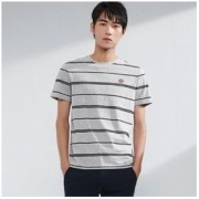 HLA 海澜之家 男士圆领条纹短袖 HNTBJ2Q106A