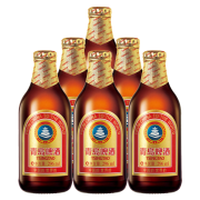 TSINGTAO 青岛啤酒 小棕金啤酒 11度 296ml*6瓶+凑单品