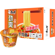 限辽宁地区：康师傅 劲爽香辣牛肉面 12桶/箱
