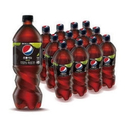 pepsi 百事 可乐 无糖 Pepsi 碳酸饮料 青柠味 汽水 大瓶装 1L*12瓶 饮料整箱 百事出品