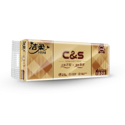 C&S 洁柔 卷纸(C&S) 金尊 加厚4层180g*10卷*4件
