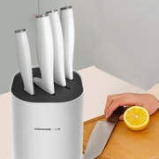 老板旗下高端电器品牌，火鸡 KR60 消毒刀架套装 单机+白骑士刀具4件