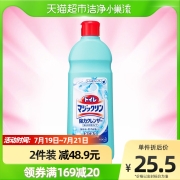 日本进口花王洁厕灵马桶清洁剂卫生间光亮消臭去黄除渍桉树香500g