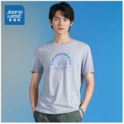 限尺码：JEANSWEST 真维斯 男士纯棉短袖T恤 JW-12-173TB590