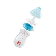 gb 好孩子 拥抱系列 B80393 玻璃奶瓶 120ml 粉蓝 0岁+