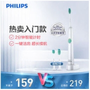 PHILIPS 飞利浦 HX6512/35 电动牙刷 冰川绿 刷头*2