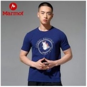 Marmot 土拨鼠 男款棉感弹力短袖 E23005