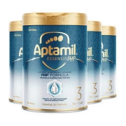 Aptamil 爱他美 ESSENSIS黑钻奇迹白罐适度水解蛋白进口幼儿奶粉3段4罐 1-3岁 900g