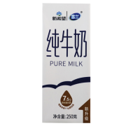 京东极速版:新希望 雪兰纯牛奶 250g*16盒