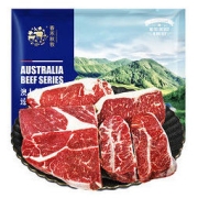 chunheqiumu 春禾秋牧 安格斯M3 尊享牛排套餐1.20kg/套(6份) 进口原切 澳洲牛肉组合 冷冻牛肉生鲜