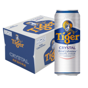 TIGER 虎牌 啤酒晶纯 500ml*12听喜力旗下品牌）